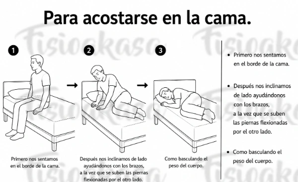 acostarse cama